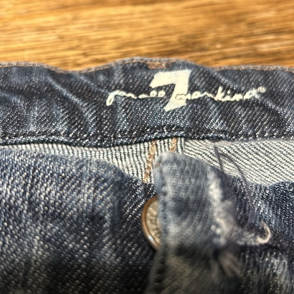 😍❤️HP❤️😍7 For All Mankind A Pocket Flare Jeans - Picture 3 of 7